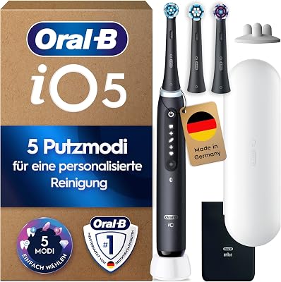 iO Series 5 Elektrische Zahnbürste, Schwarz