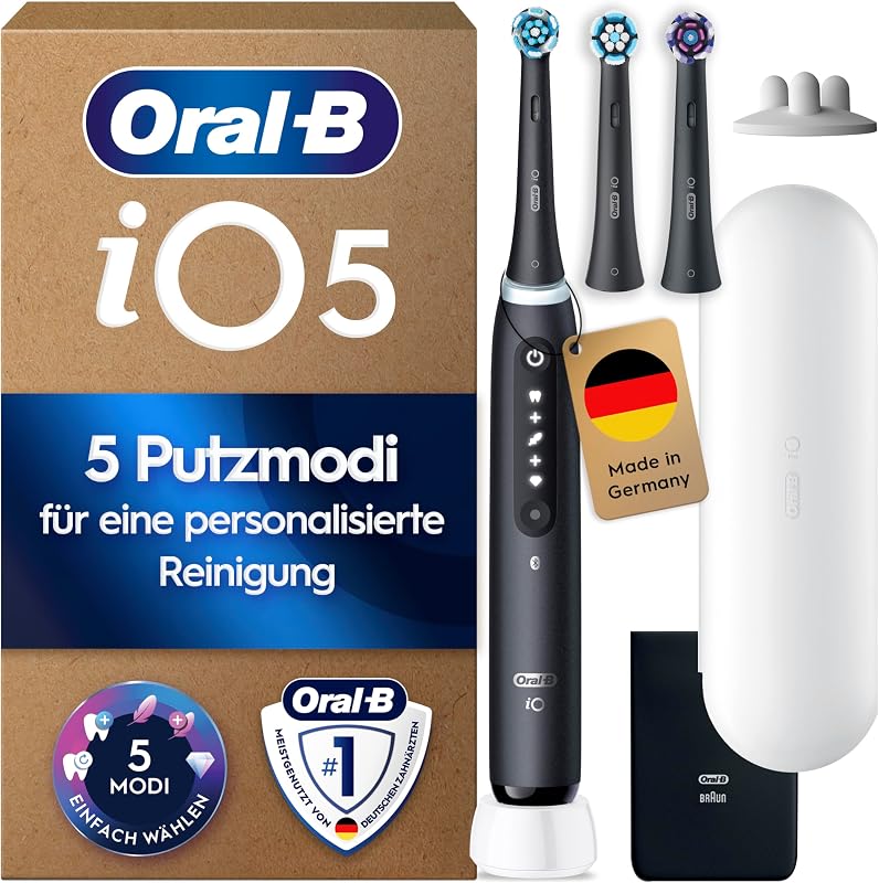 iO Series 5 Elektrische Zahnbürste, Schwarz