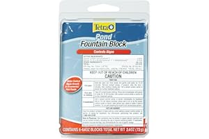 Tetra Pond Fountain Block 6 Count, Controls Algae Growth In Ornamental Fountains