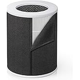 Provirtec AP-12 Air Purifier Replacement Filter, Washable Pre-Filter, Enhanced Activated Carbon, 5-Stage H13 HEPA Filter, 99.