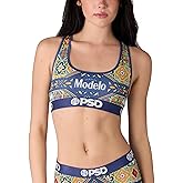 PSD Underwear Womens Sports Bra - Beer & Alcohol, Medium Support Sports Bras for Women, Womens Racerback Sports Bras