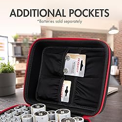 Tenergy Battery Organizer Storage Case with Battery