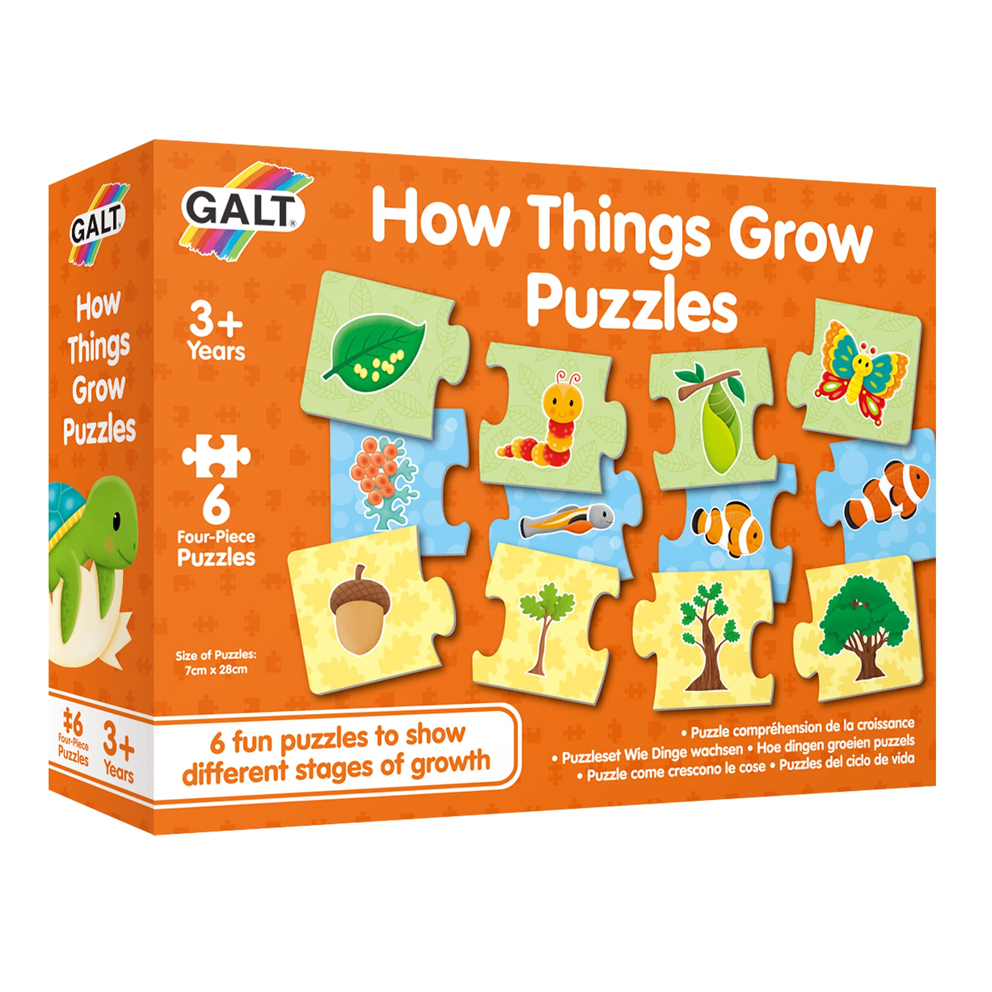 Galt Toys, How Things Grow Puzzle, Jigsaw Puzzle for Kids, Ages 3 Years Plus
