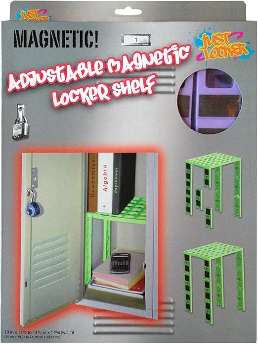 Adjustable Locker Shelf, Fits Lockers 12 to 15 Inch Wide