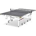 JOOLA Rally TL Professional MDF Indoor Ping Pong Table w/Quick Clamp Table Tennis Net & Post Set - 10 Minute Easy Assembly - Corner Ball Holders - Tournament Quality - Includes Playback Mode