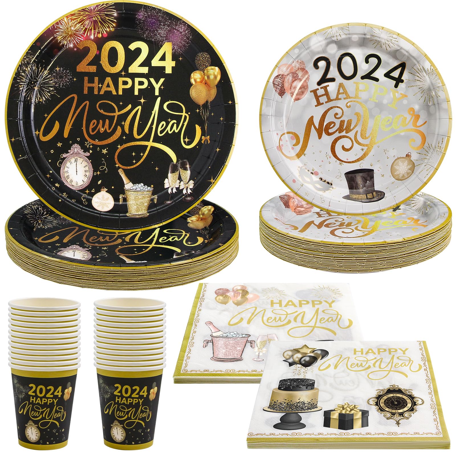 New Years Eve Party Plates