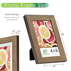 FrameWorks 2-Pack, 4x6 Picture Frame, Dark Oak