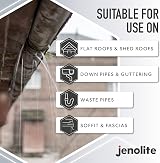 Jenolite Stop Leak Sealer Spray CLEAR 3 x 400ml Waterproof Gutter Sealant view 4