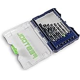 Festool 577483 CENTROTEC 7-Piece Brad Point Drill Bit Set BKS D 1/8"-1/2" CE/W/7