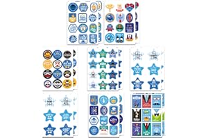 DUJAA 192PCS Happy Father's Day Stickers Fathers Day Stickers Lables Cards Envelopes Seals and Gifts Wrapping Decoration