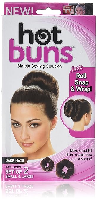 Amazon Com 2 Pc Set Hot Buns Hair Style Bun Maker As Seen On Tv