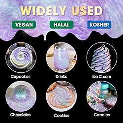 NiHome Edible Food-Grade Glimmer Powder Glitter