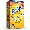 Sunkist Soda Variety Pack, Singles To Go Orange, Strawberry, Grape and Peach (20 Total Sticks)