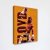 Floyyd Maywether 16"x20" Set of 1 Canvas Wall Art Decor by BCB Print | HD Printed & Wooden Framed Wall Art | Modern Wall Decor for Bedroom, Living Room, Office, Kids Room | Made in USA