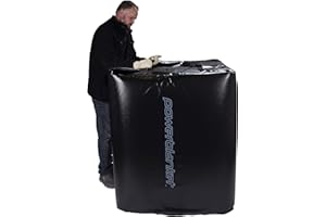Powerblanket 275-Gallon Insulated IBC Tote Heater Blanket Xtreme 240v Model with Weather-Resistant D-15 Black Vinyl