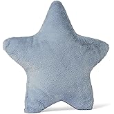 Amazon Basics Kids Plush Star Pillow, Soft Blue Room D&eacute;cor, Ideal for Decor, Play, or Nap Time