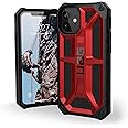 URBAN ARMOR GEAR UAG Designed for iPhone 12 Mini Case [5.4-inch Screen] Rugged Lightweight Slim Shockproof Premium Monarch Protective Cover, Crimson
