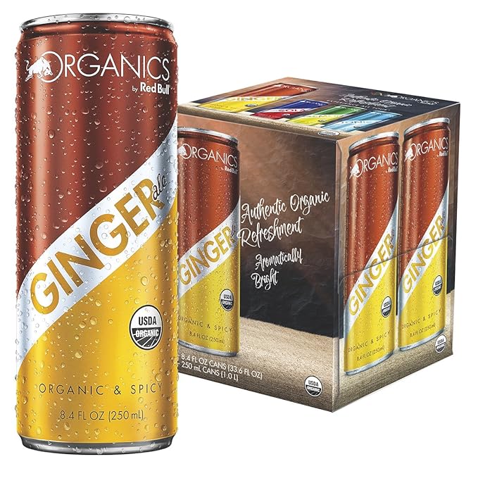 Organics By Red Bull Ginger Ale Organic Soda 4 Pack Grocery Gourmet Food Amazon Com