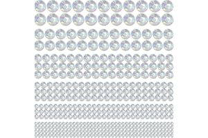 1982 Pieces Crystal AB Hair Rhinestones Stickers, Self Adhesive Face Rhinestones Stick on Bling Gems Jewels Stickers for Hair