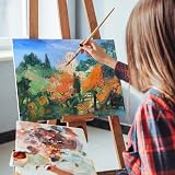 Koncci Canvas for Painting 30x40 cm 5 Pack Acid-Free Cotton Canvas Board view 7