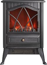 VonHaus Electric Stove Heater 1800W Indoor Free Standing Portable Fireplace view 7