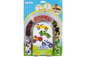 Simplicity Perler Beads Racecar Fused Bead Crafts for Boys, 2000 pcs