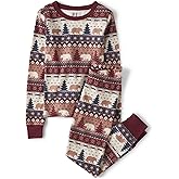 The Children's Place unisex-baby And Kids, Sibling Matching, Holiday Pajama Sets, Cotton