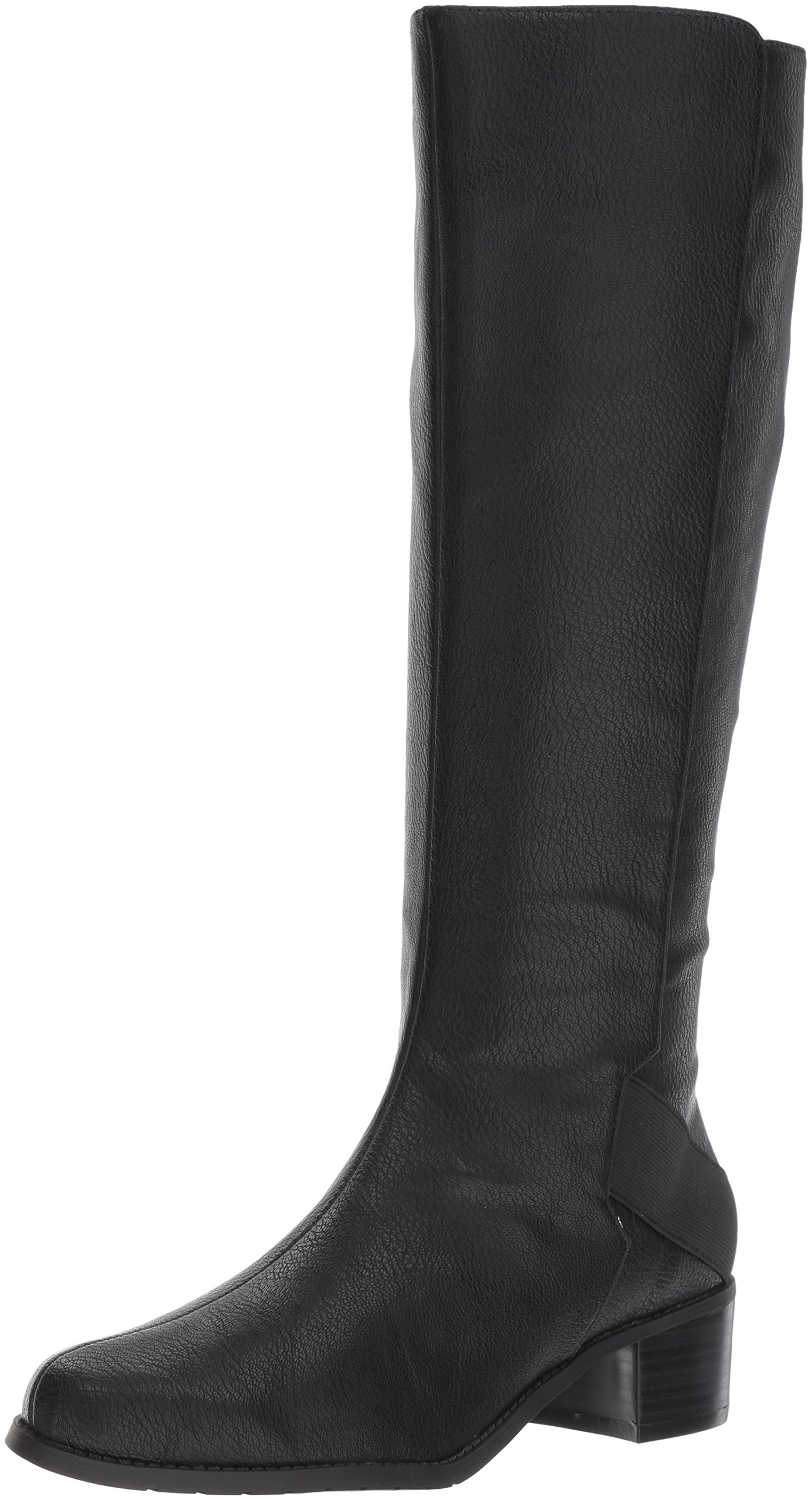 A2 by Aerosoles Women's CRAFTWORK Knee High Boot, Black Polyurethane, 7 M US