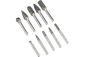 Ruko 116002 Carbide Metal Grinding Bit Set 10 Piece