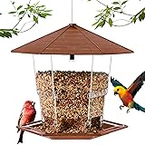 Jealoeur Bird Feeders for Outdoors Hanging Bird