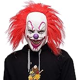 Mo Fang Gong She Scary Joker Masks for Halloween Adults Creepy Clown Evil Face Mask