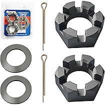 Kit Roulements De Remorque L44643 L44610 L44600LA - 4 Roulements + 4 Bagues - Pour 2 Moyeux - 12