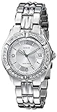 GUESS Silver-Tone Bracelet Watch with Date