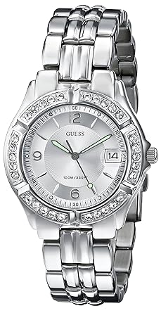 Buy Guess Women S G75511m Mid Size Sporty Chic Crystal Accented