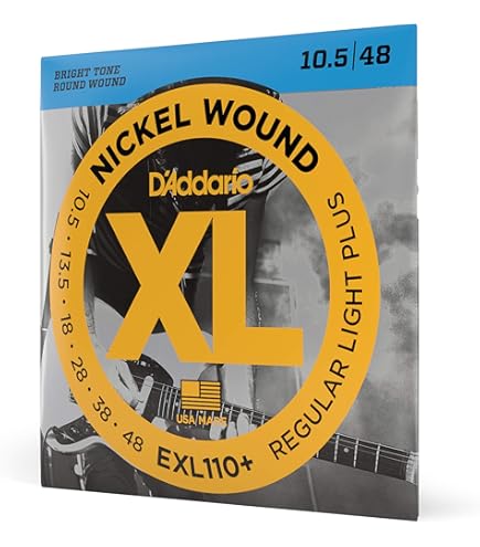 Cordes De Guitare électrique Calibre 11-48 En Nickel + 6 Médiators - Jeu De Cordes De Rechange Pour Guitare électrique Ou Basse