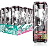 AriZona Arnold Palmer Strawberry - Half &amp; Half, Big Can, 22 Fl Oz (12 Pack)