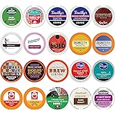 Crazy Cups Custom Variety Pack Coffee, Single Serve Cups for Keurig K Cup Brewers, Variety, 20 Count