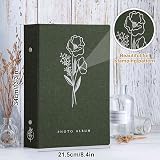Lanpn Photo Album 6x4 Slip In Linen 300 Pockets 10x15cm Landscape 50 Sheets view 2