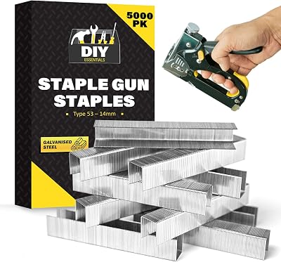 SOL 14mm Type 53 Staples Galvanised 5000pk for Upholstery DIY Tools