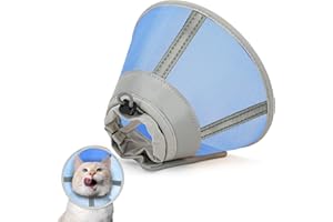 Toptakeit Cat Cone Collar Soft, Cat Recovery Collar for Large Medium Small Kittens, Kitty Cone Alternative After Surgery