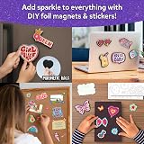 Skillmatics Foil Fun Girl Power Foil Art & Craft Kit 20+ Magnets 150 Sheets view 2