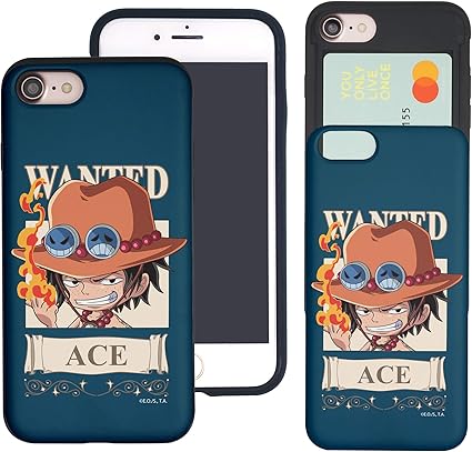 Amazon Co Jp Iphone Se ケース Iphone 8 ケース Iphone 7 ケース 4 7 と互換性があります One Piece ワンピース カード スロット ダブル バンパー スマホ ケース アイフォン8 アイフォン7 アイフォンse ミニ エース 並行輸入品 家電 カメラ