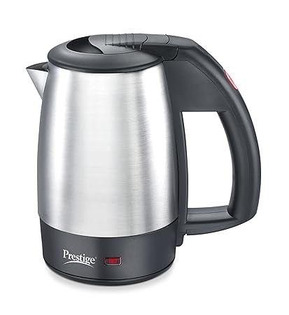 Prestige PKTSS 0.5 Liter 1000W Electric Kettle (Cant be Used to Boil Milk) (Silver)