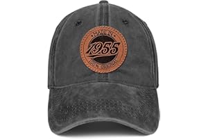 BBSOFT 21st 30th 40th 50th 60th 65th 70th 75th 80th Birthday Gifts Best Cool Happy Birthday Decorations Idea 100% Cotton Hat