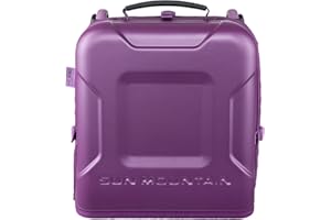 Sun Mountain Kube Golf Travel Bag - 2-Wheel Rolling System, Kube Folding Hard Shell for Easy Storage, Compact Protection & Travel Convenience