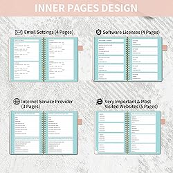 Regolden-Book Password Book with Alphabetical