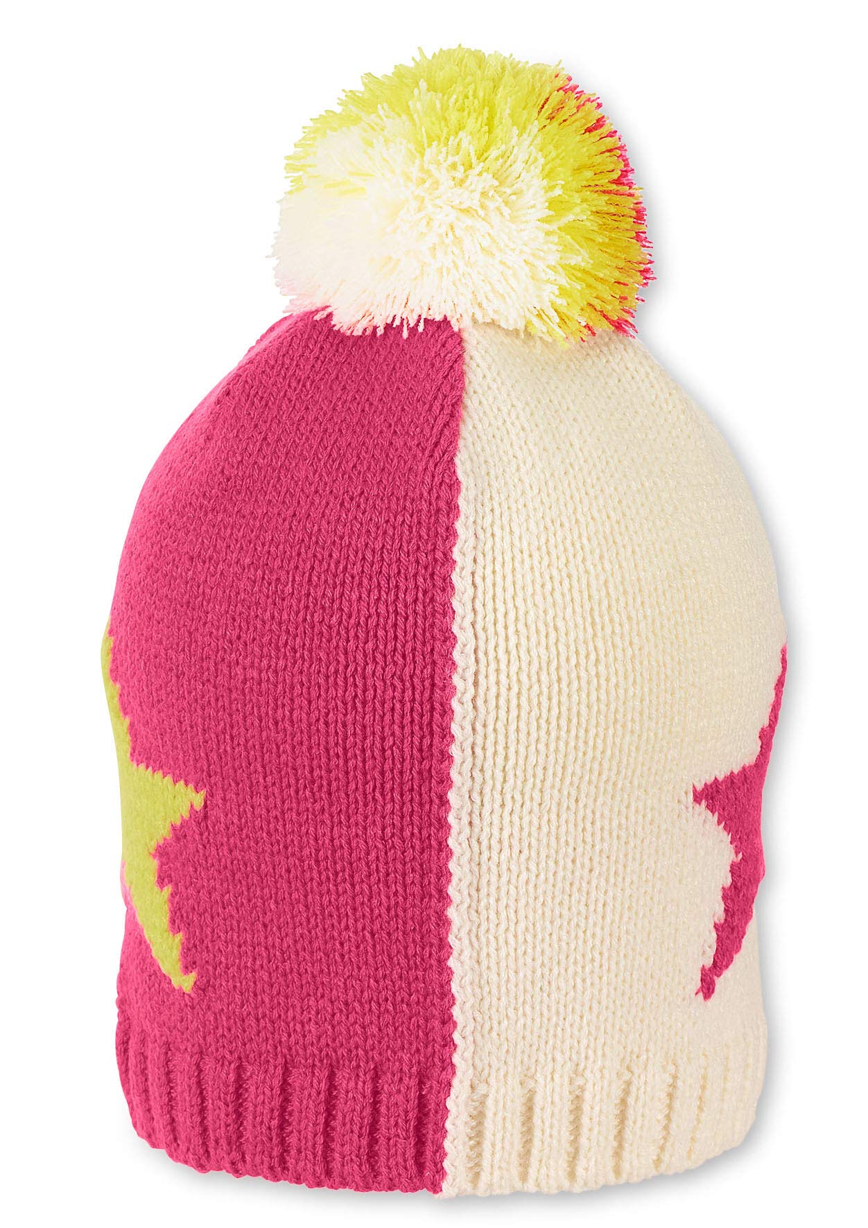 Sterntaler Baby Girls' Strickmütze Cappellopello Beanie, Pink (Magenta 745), One (Size: 49)