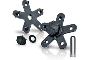 Eagle Klaw 2.0 Floor Mat Clips (8 Sets) for Car Mats and Floor Liners - Made in USA Car Accessories - Black - 4 Car Floor Mats kit + 3/8" Cutter