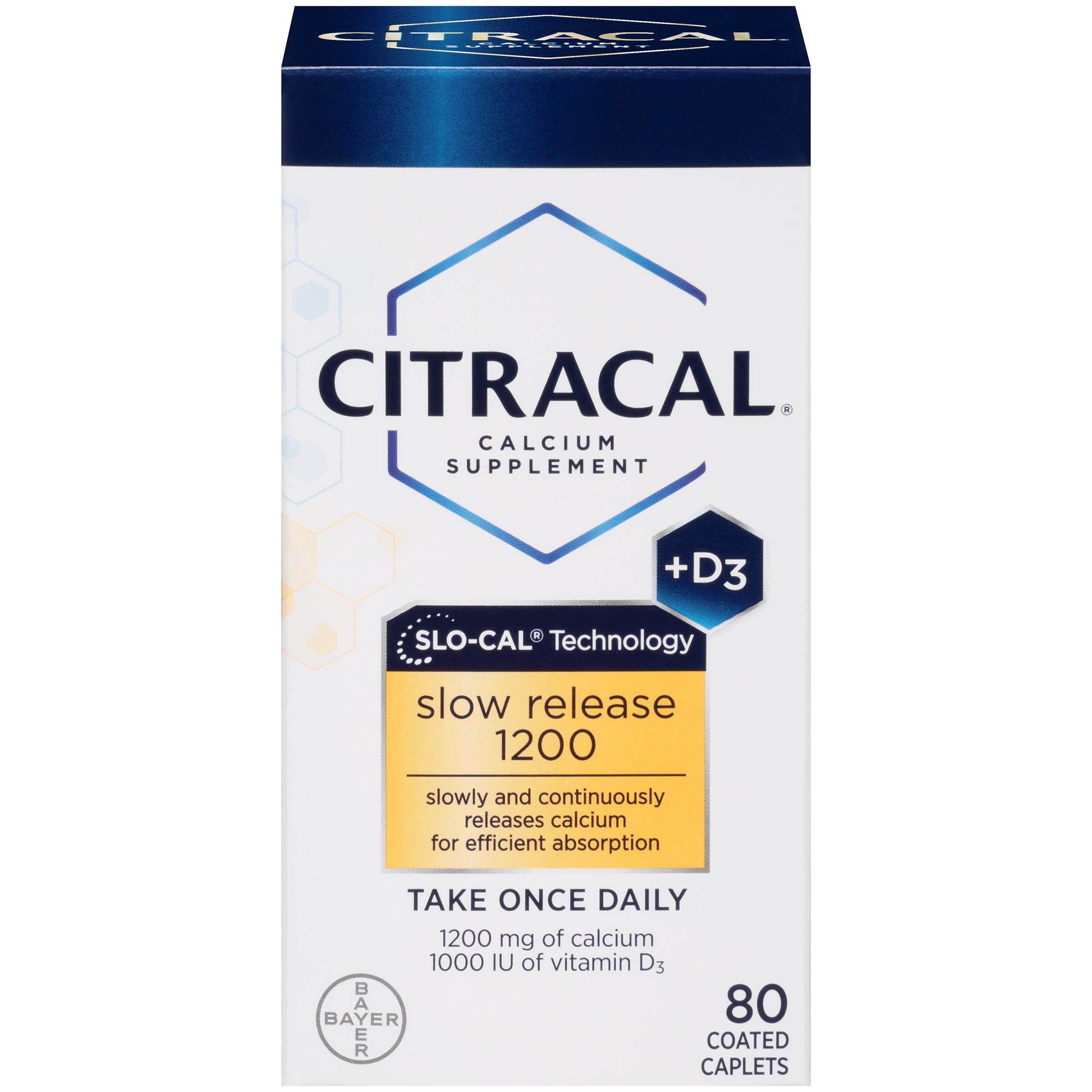 Citracal Slow Release 1200, 1200 mg Calcium Citrate and Calcium ...