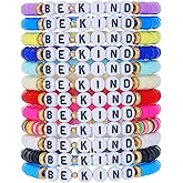 BFFAEAE Friendship Bracelets for Women Heishi Clay Bead Bracelets Beaded Stretch Bff Bracelet Boho Stackable Bracelet Preppy Summer Beach Jewelry Party Favors